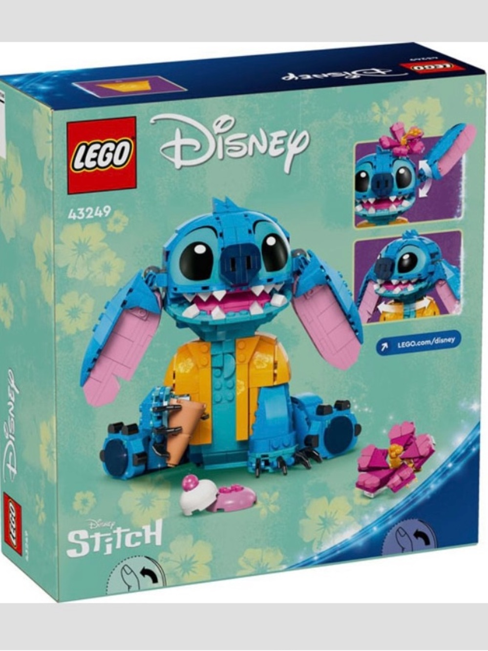 NEW - Lego Disney Stitch Figure - Blue, Pink, Yellow